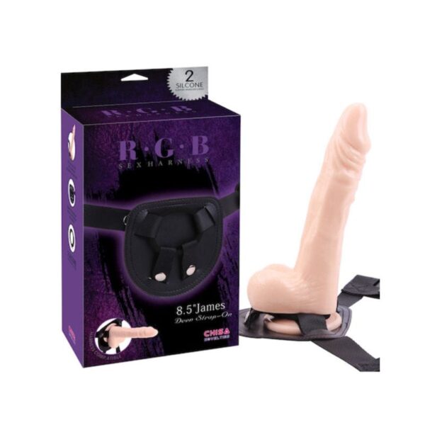 RGB Sex Harness 8.5 James Dildo