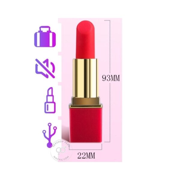 Vibrador Labial Recargable