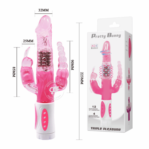 Vibrador Triple Pleasure